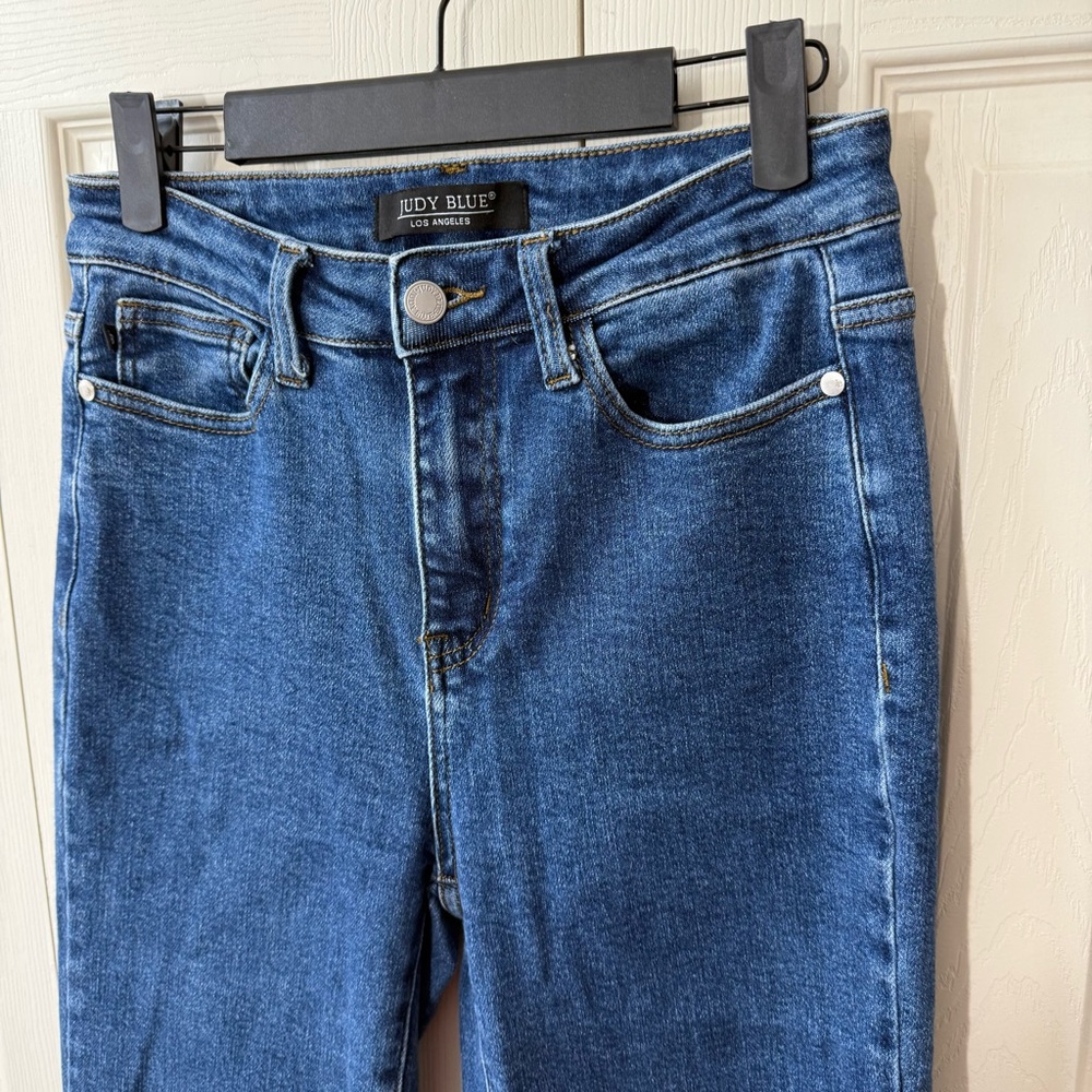 Judy Blue High Rise Straight Leg Jeans Women’s Size 26 - Picture 4 of 9